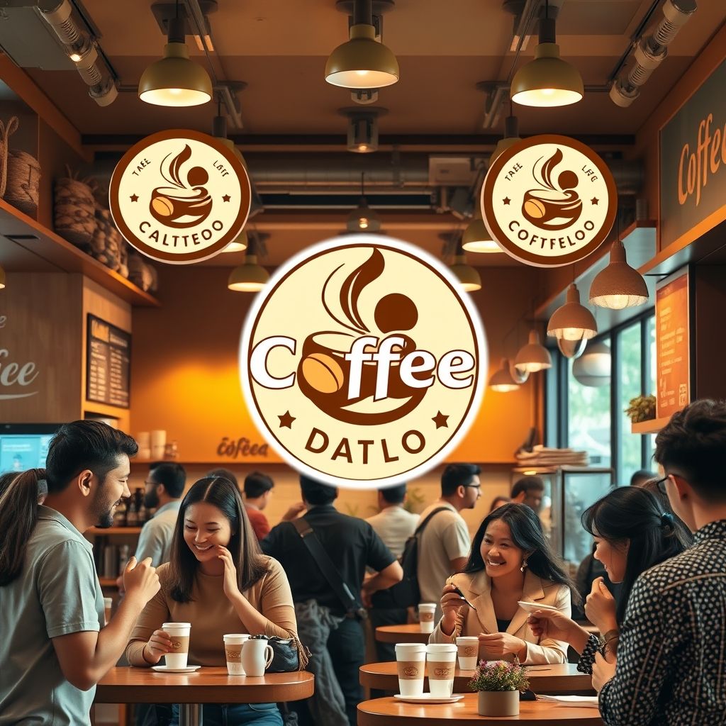 กลยุทธ์การใช้โลโก้กาแฟเพื่อดึงดูดลูกค้า