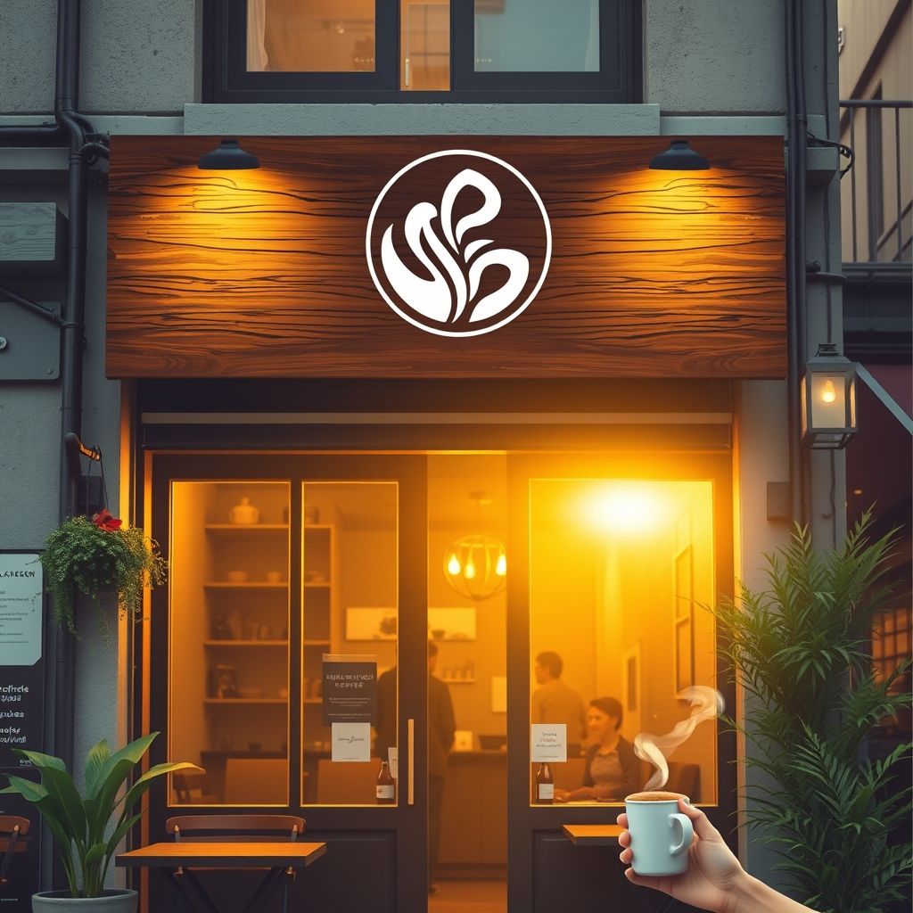 จากโลโก้สู่ความสำเร็จร้านกาแฟ