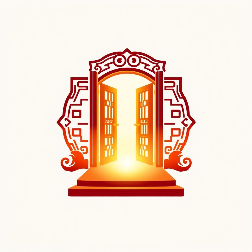 เปิดประตูสู่ความสำเร็จด้วยโลโก้ฮวงจุ้ย