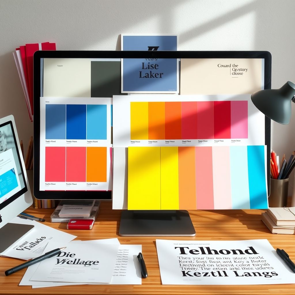 เลือกสีและแบบอักษรอย่างไรให้โดนใจ